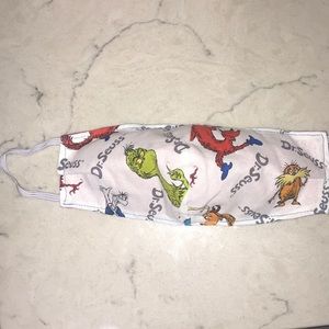 Dr. Seuss character face mask for adults